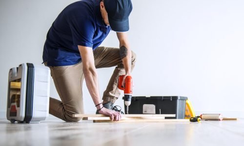 People renovating the house concept
